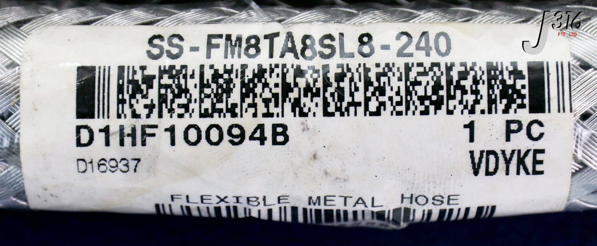 19749 SWAGELOK STAINLESS BRAIDED HOSE, 6M SS-FM8TA8SL8-240 | eBay